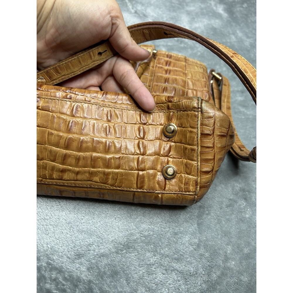 Brahmin Mini Arno Whiskey La Scala Shoulder Cross Body Bag - Picture 9 of 16